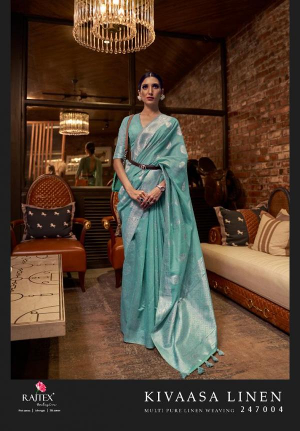 Rajtex Kivaasa Linen Weaving Saree Collection